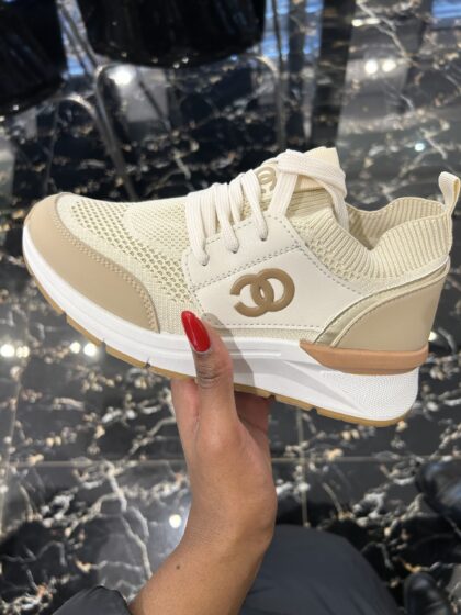 Baskets beige Shanelle