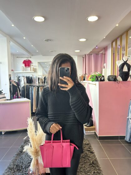 Sacs bandoulière fushia INES