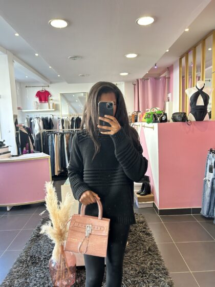 Sac bandoulière rose NELLY