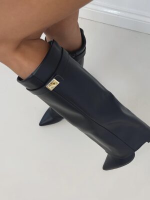 Bottes hautes simili cuir LEYNA