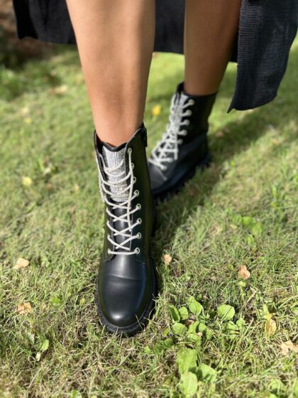 Bottines noir SILVER