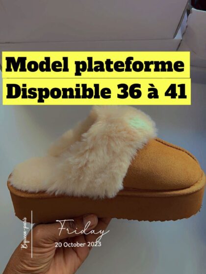 Mule inspi plateforme moutarde LILI
