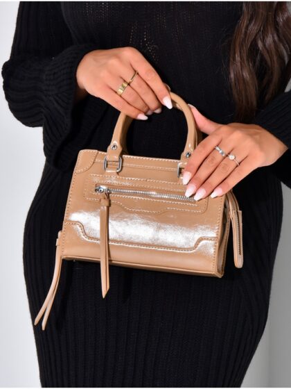 Sac Bandoulière Taupe LIAM