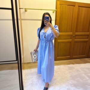 robe longue à nouer