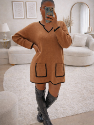 Tunique camel  LAURENE